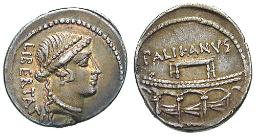lollia roman coin denarius